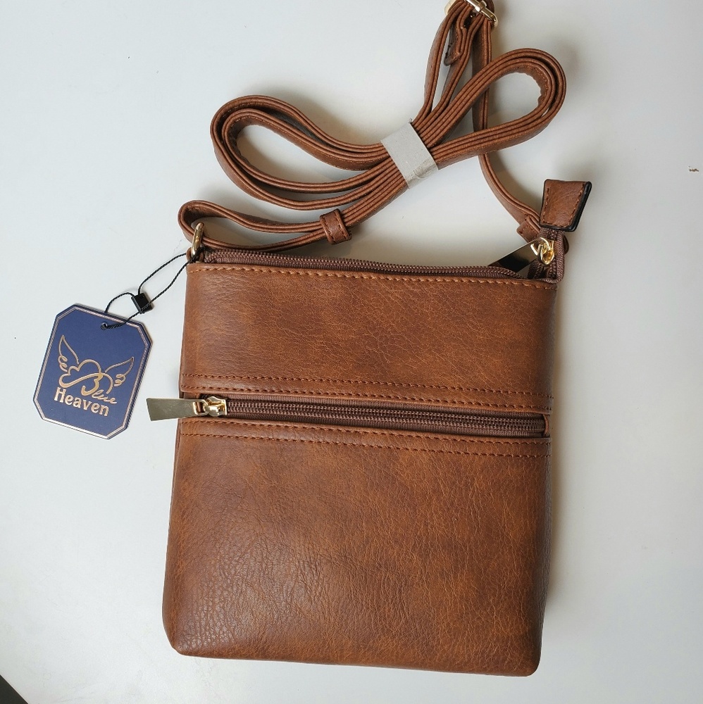NEW crossbody leather purse